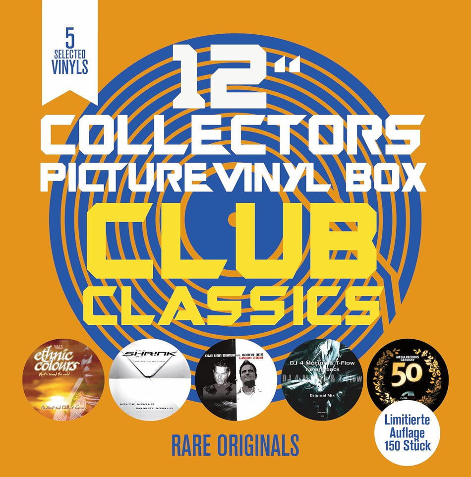 12 COLLECTORS PICTURE VINYL BOX/CLUB CLASSICS - Front Cover