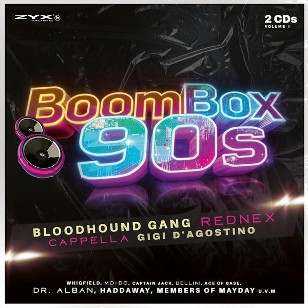 BoomBox 90's, Volume 1 - Front Cover