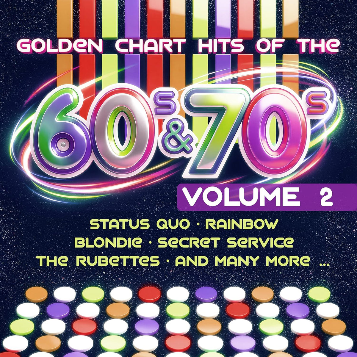 GOLDEN CHARTS OF THE 60 S & 70 S VOLUME 2 - Front Cover
