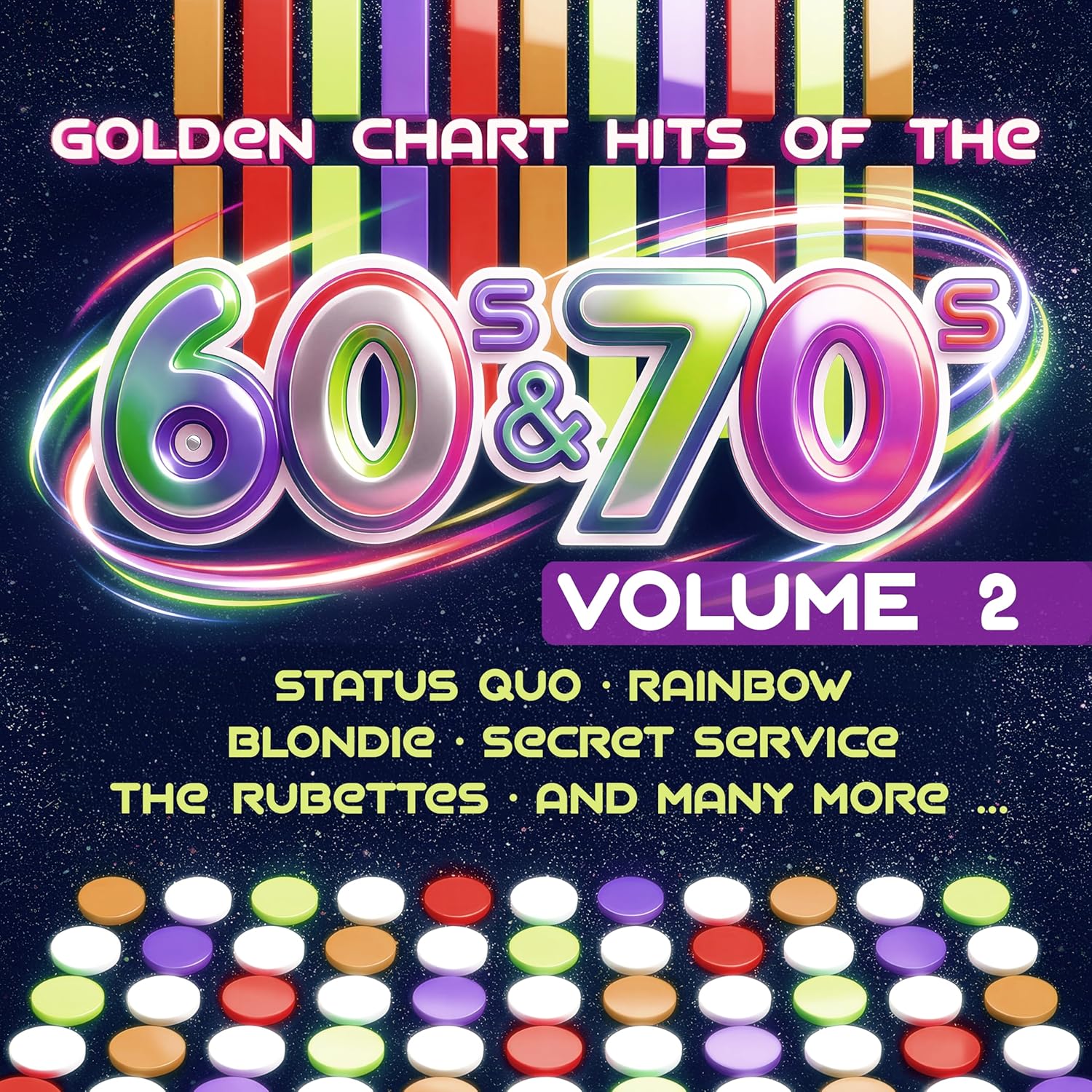 GOLDEN CHARTS OF THE 60 S & 70 S VOLUME 2 - Front Cover