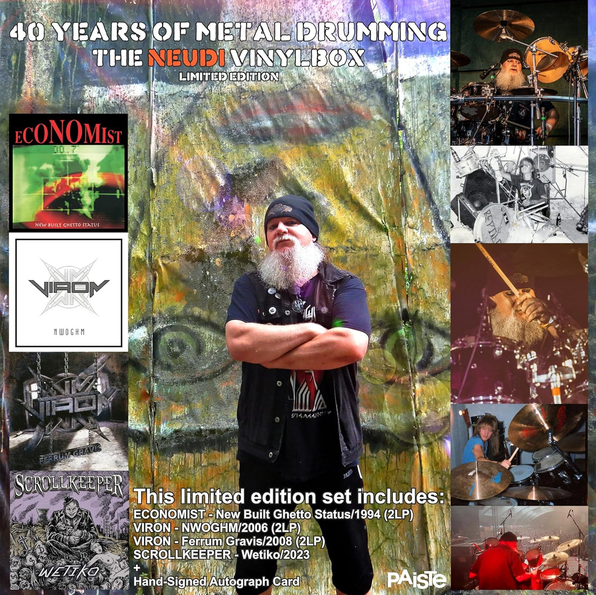 40 YEARS OF METAL DRUMMING - Front Cover
