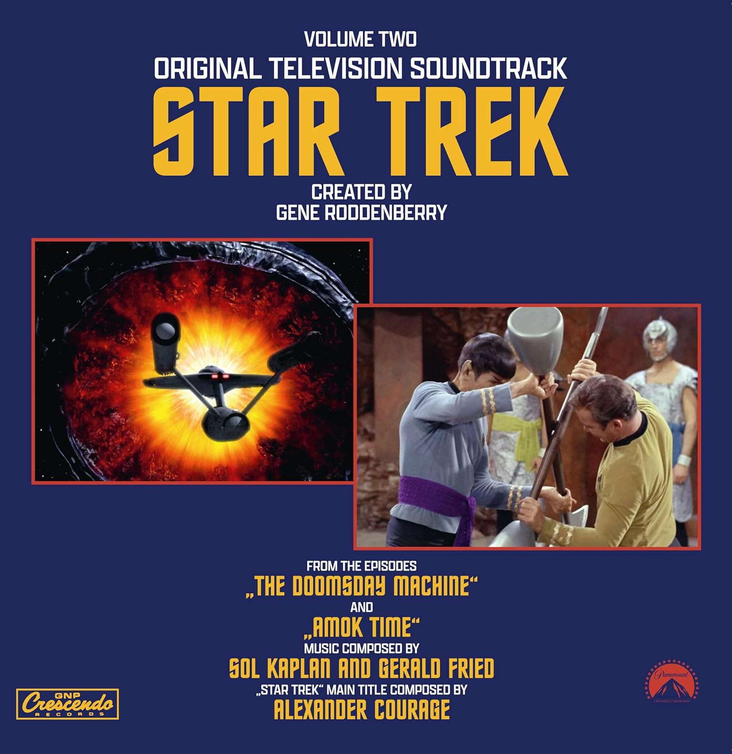 STAR TREK/ORIGINAL TV SCORES VOL 2 - Front Cover