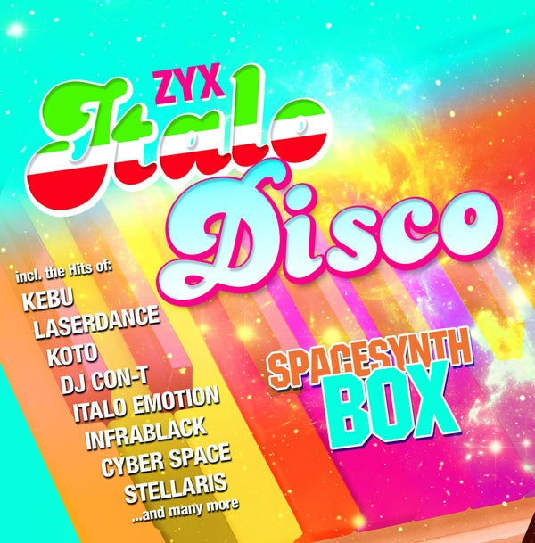 ZYX Italo Disco Spacesynth Box - Front Cover