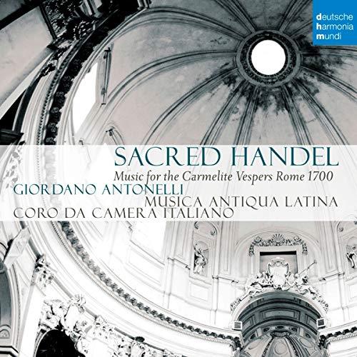 Sacred Handel, music for the Carmelite vespers Rome 1700 - Front Cover