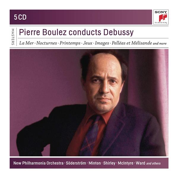 Pierre Boulez conducts Debussy - Front Cover