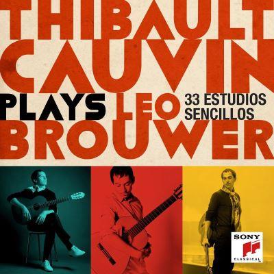 Th. Cauvin plays Leo Brouwer, 33 estudios sencillos - Front Cover