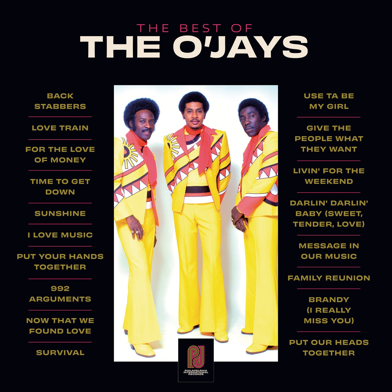 The Best Of The O'Jays - Front Cover