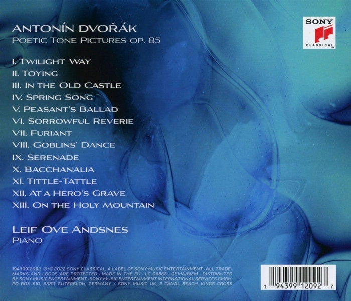 Dvorák: Poetic Tone Pictures, Op.85 - Front Cover