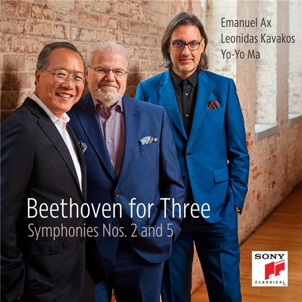 Beethoven for Three: Symphonies Nos. 2 & 5 - Front Cover
