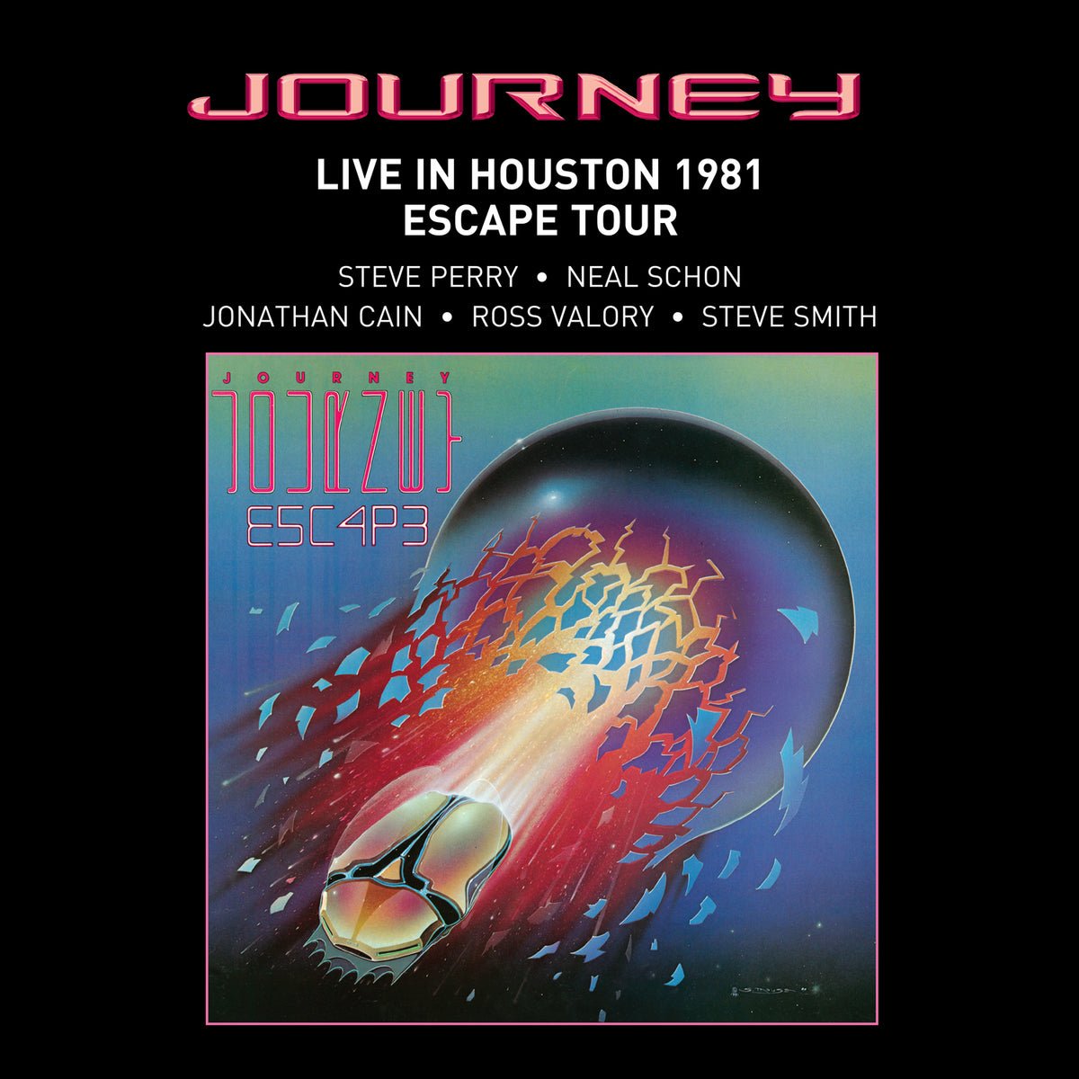 Live In Houston 1981: The Escape Tour - Front Cover