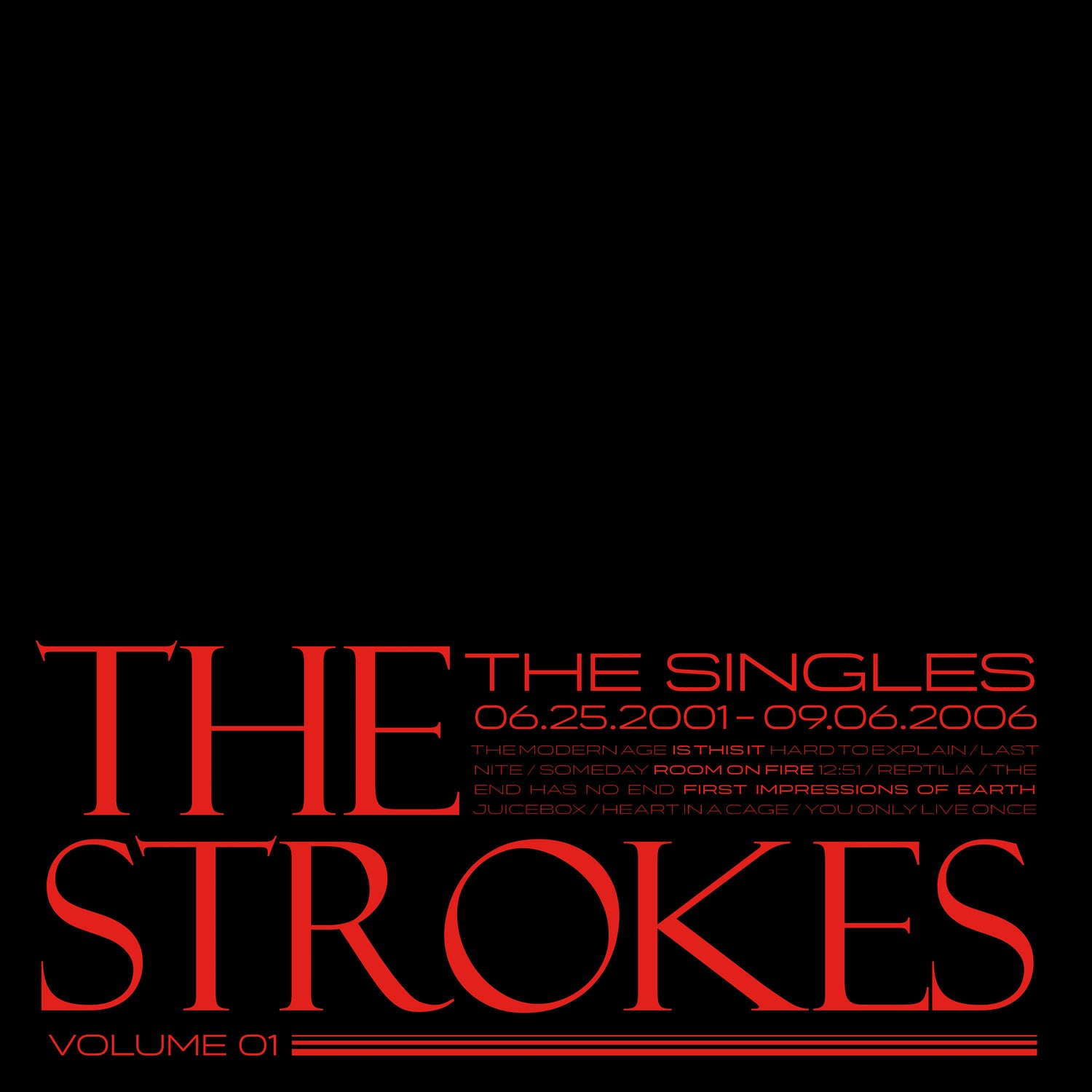 The Singles - Volume 01 - Front Cover