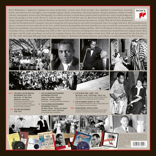 Paul Robeson - Voice of Freedom: His Complete Columbia, RCA, HMV & Victor - Front Cover