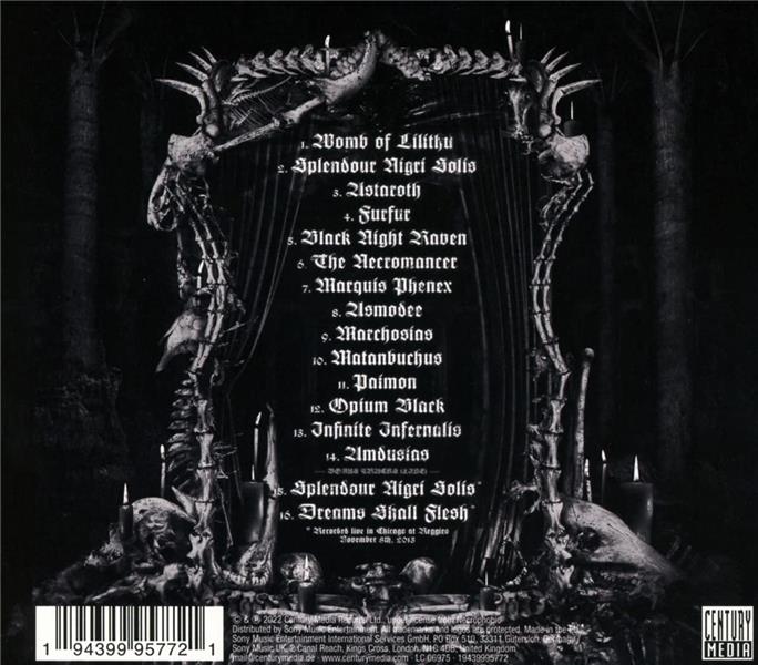 Womb of Lilithu (Re-issue 2022) - Front Cover
