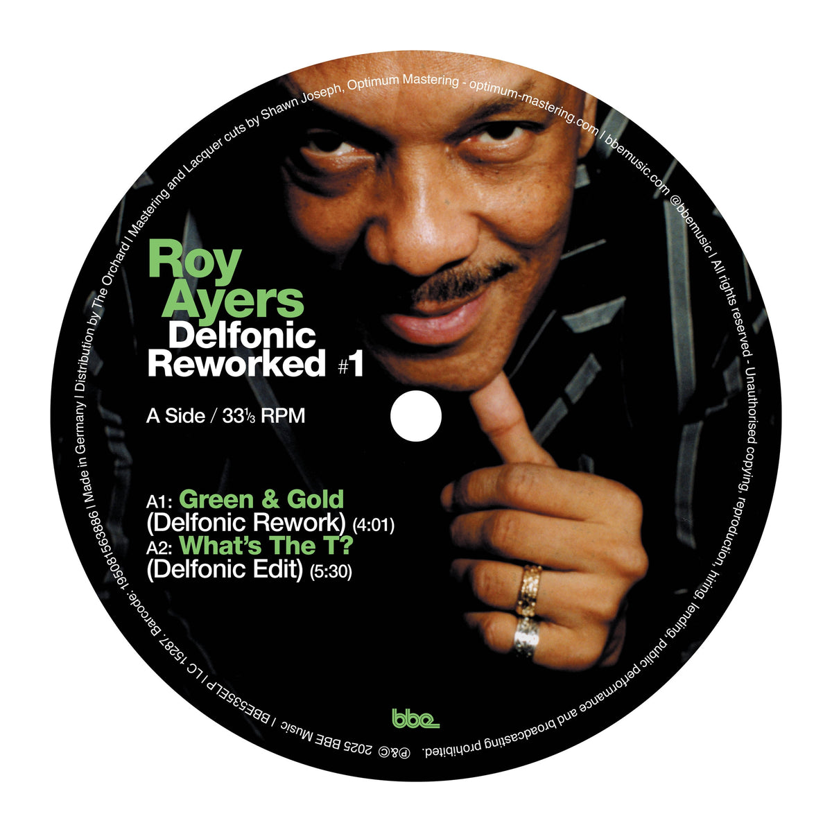 Roy Ayers Delfonic Reworked #1 - Front Cover