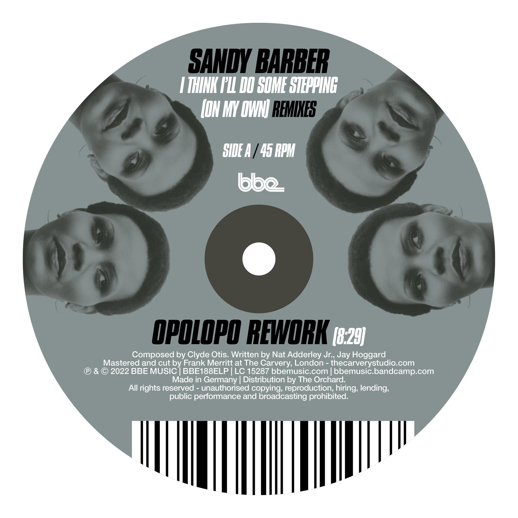 I Think I'll Do Some Stepping (On My Own) Remixes - Front Cover
