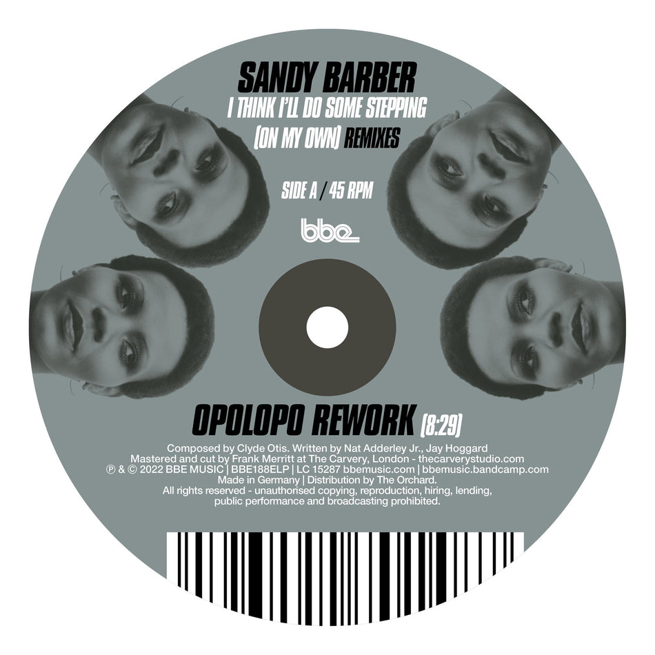 I Think I'll Do Some Stepping (On My Own) Remixes - Front Cover