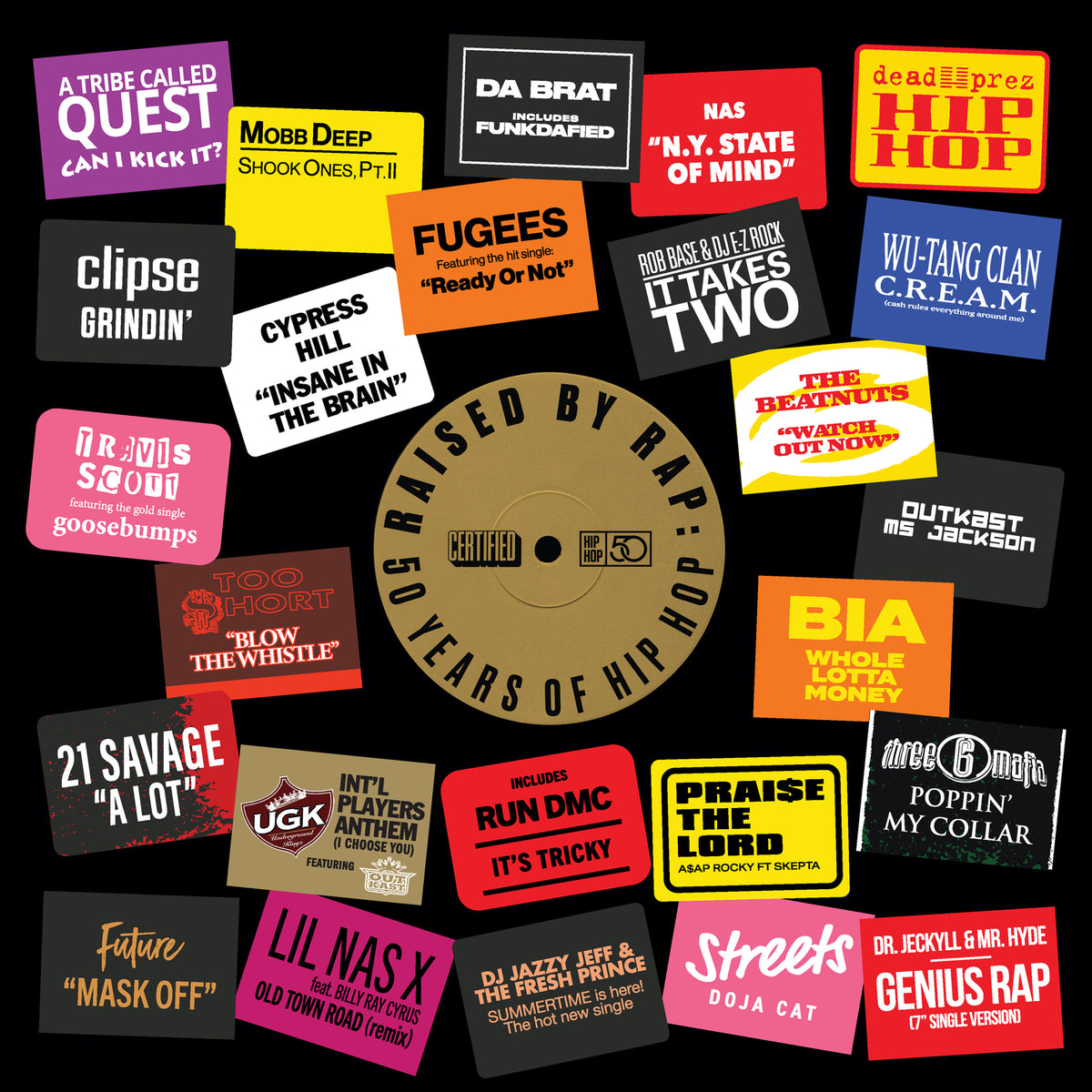 Raised By Rap: 50 Years Of Hip Hop - Front Cover