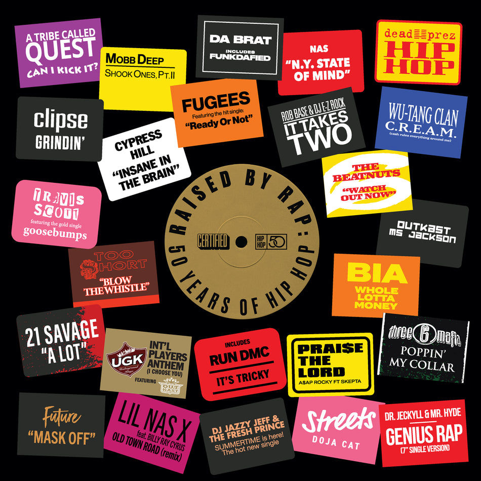 Raised By Rap: 50 Years Of Hip Hop - Front Cover
