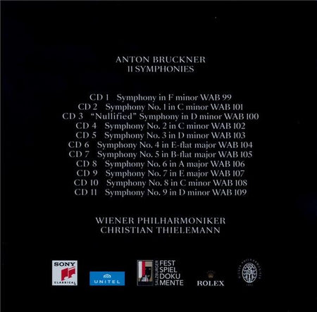 Bruckner: Complete Symphonies Edition - Front Cover