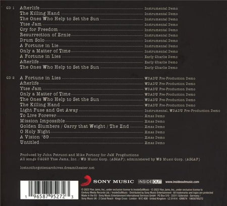 Lost not forgotten archives: when dream and day unite demos (1987-1989) - Front Cover