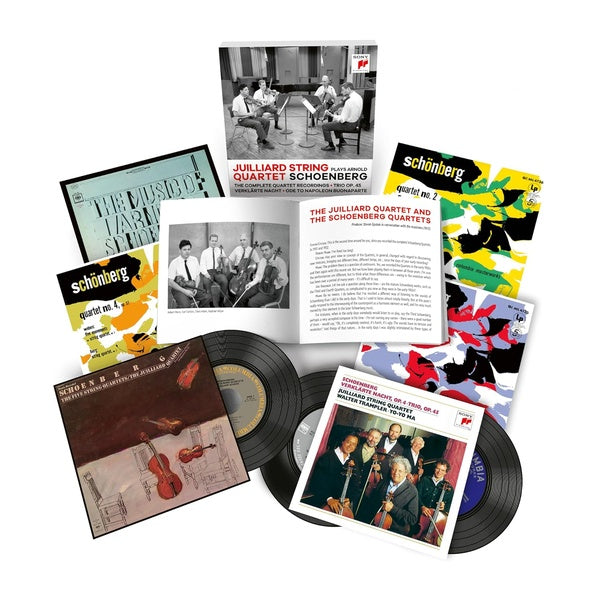 The Juilliard String Quartet Plays Schoenberg - Front Cover