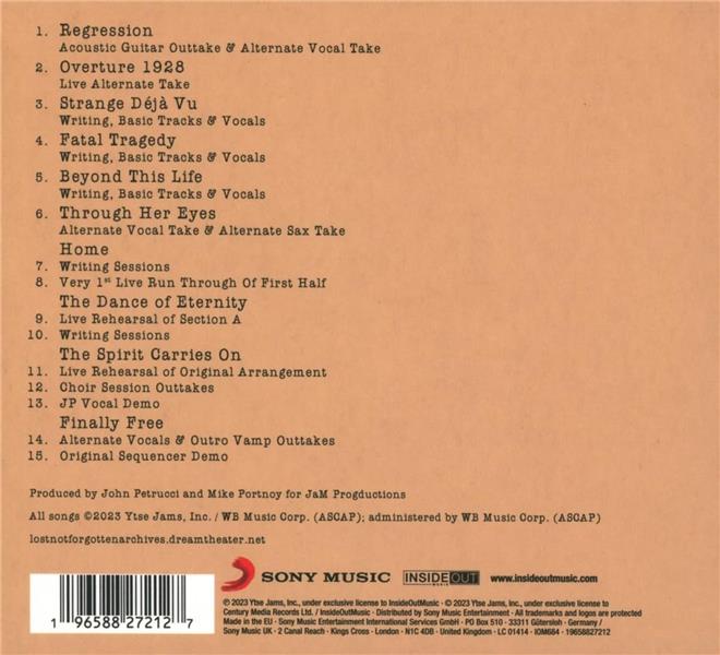 Lost not forgotten archives: the making of scenes from a memory - the sessions ( - Front Cover