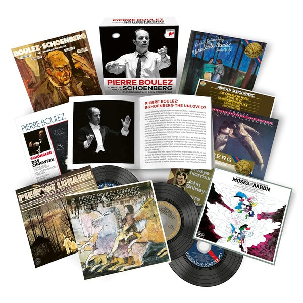 Pierre Boulez Conducts Arnold Schoenberg The Complete Columbia and Sony - Front Cover