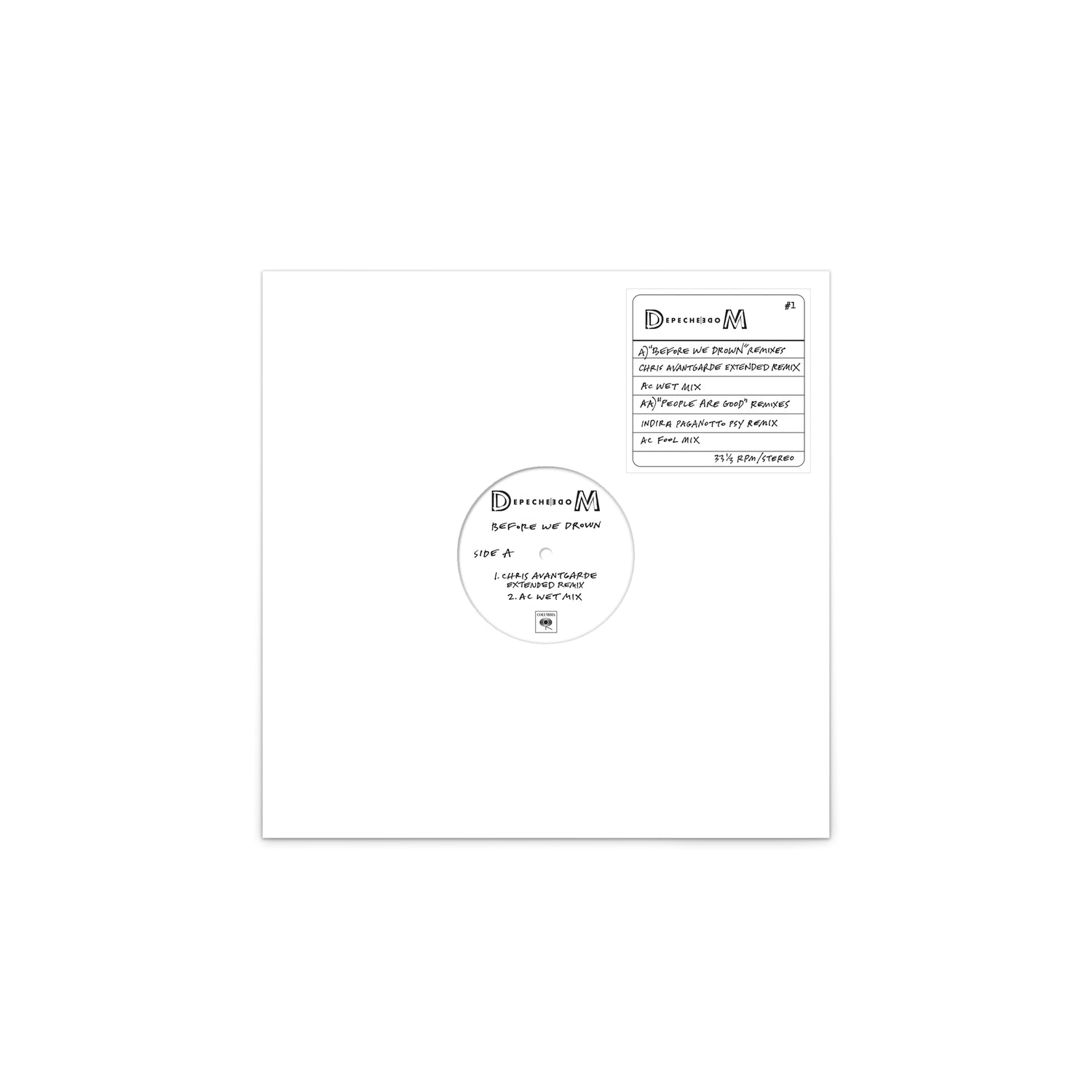 Before We Drown / People Are Good (Remixes) - Front Cover