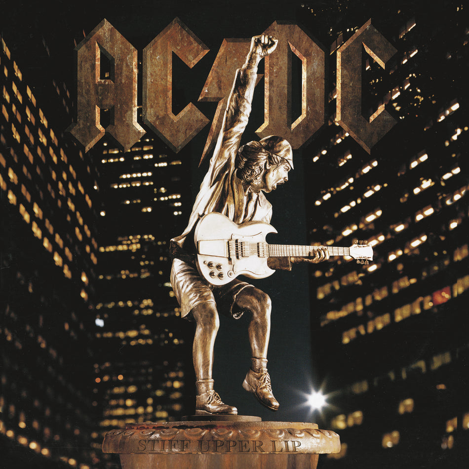 Stiff Upper Lip (50th Anniversary Gold Color Vinyl) - Front Cover
