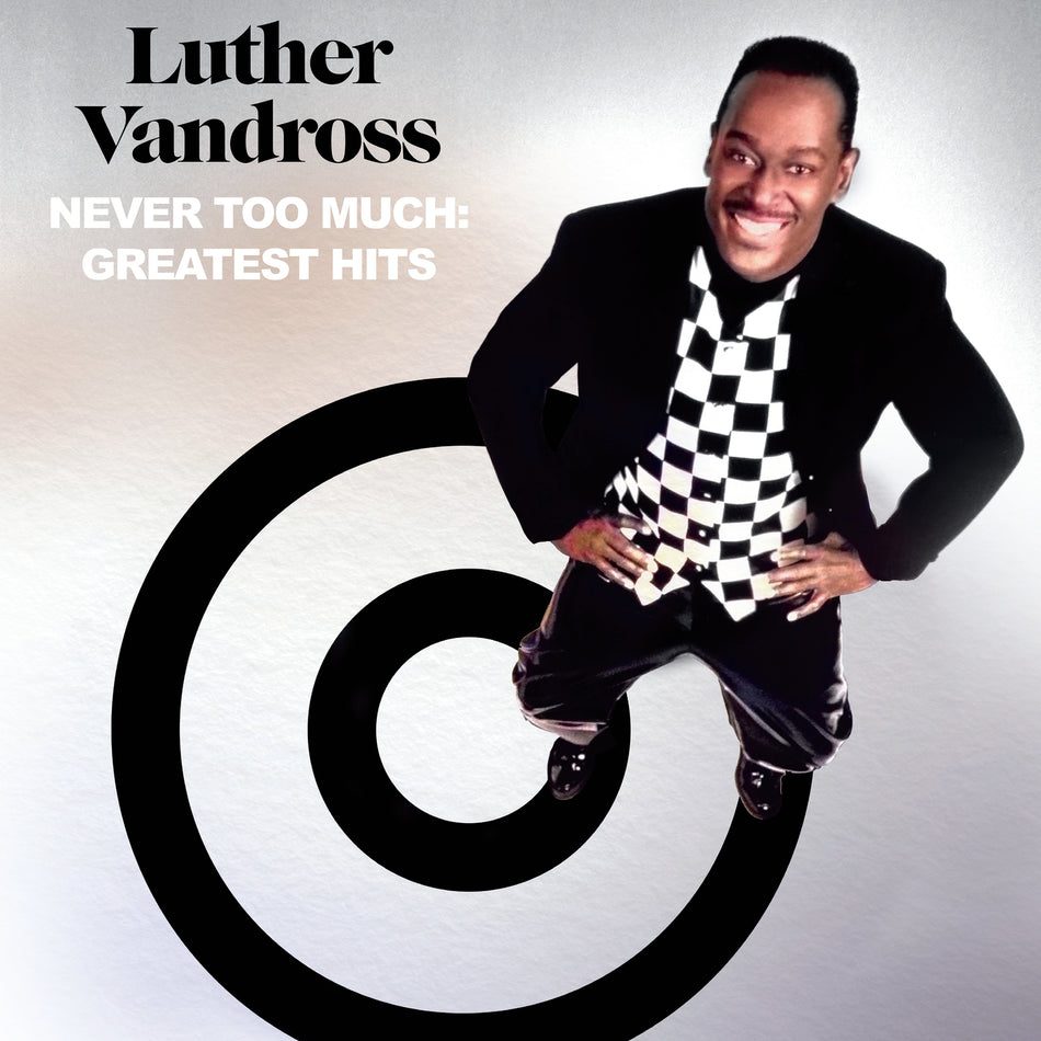 Never Too Much: Greatest Hits - Front Cover