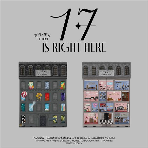 SEVENTEEN BEST ALBUM '17 IS RIGHT HERE' (Exclusive Ver.) - Front Cover