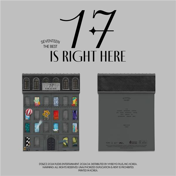 Best Album '17 Is Right Here' (Here Version) Coffret - Front Cover