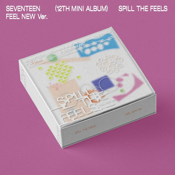 SEVENTEEN 12th Mini Album 'SPILL THE FEELS' (FEEL NEW Ver.) - Front Cover