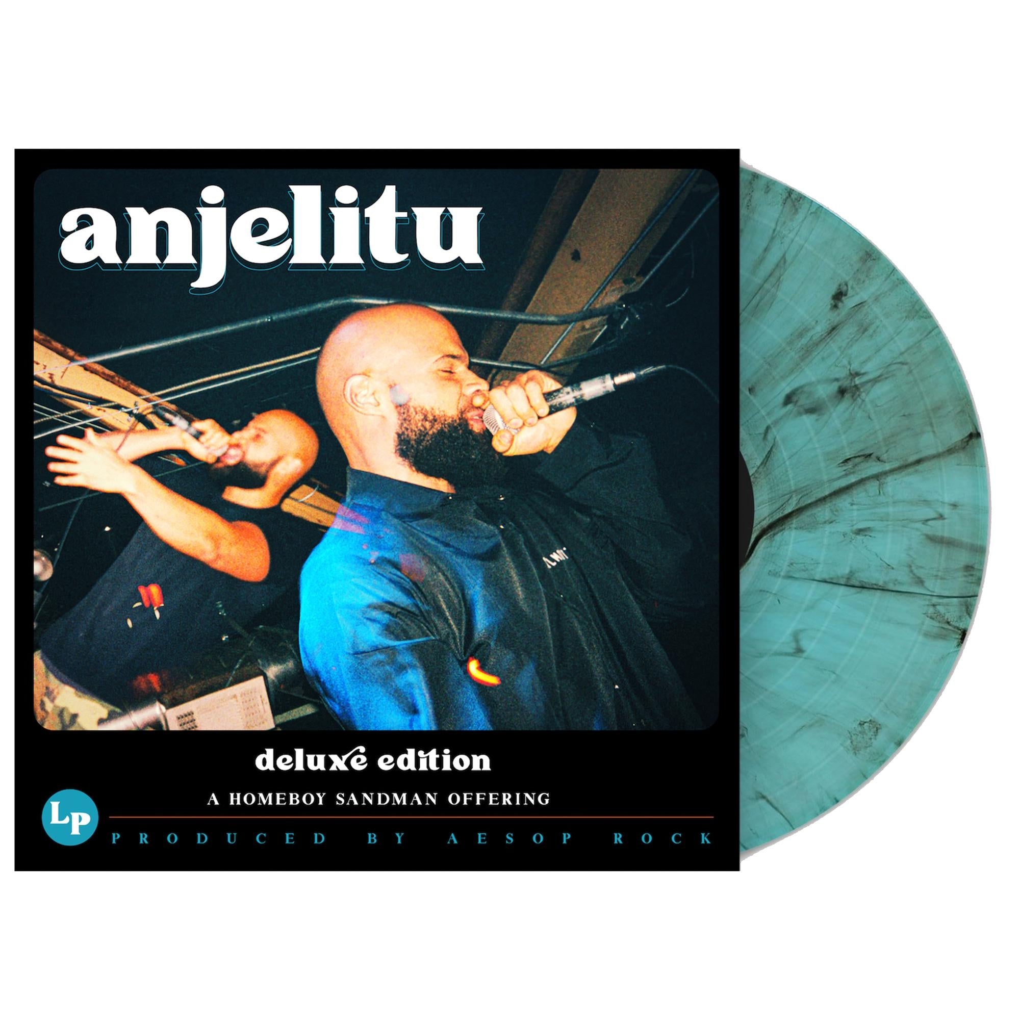 ANJELITU/VINYLE BLEU ELECTRIQUE/POCHETTE VISUEL ALTERNATIF - Front Cover