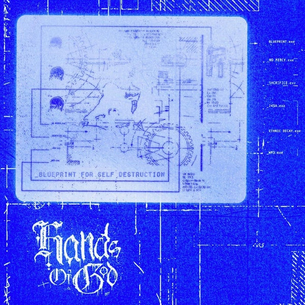 Blueprint For Self Destruction - Vinyle Transparent Et Bleu - Front Cover