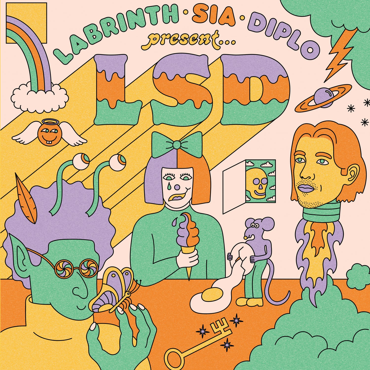 LABRINTH, SIA & DIPLO PRESENT... LSD (5th Anniversary Edition) - Front Cover