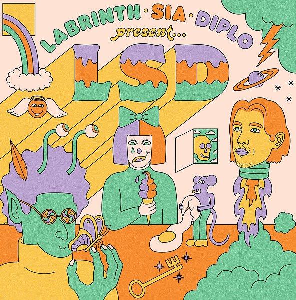 LABRINTH, SIA & DIPLO PRESENT... LSD (5th Anniversary Edition) - Front Cover