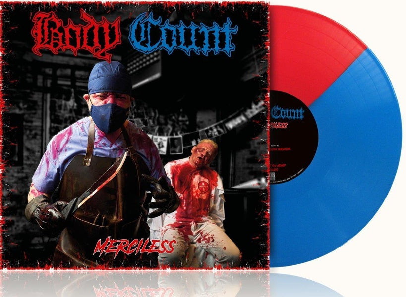 Merciless (Red-Blue Split LP) (exclu France) - Front Cover