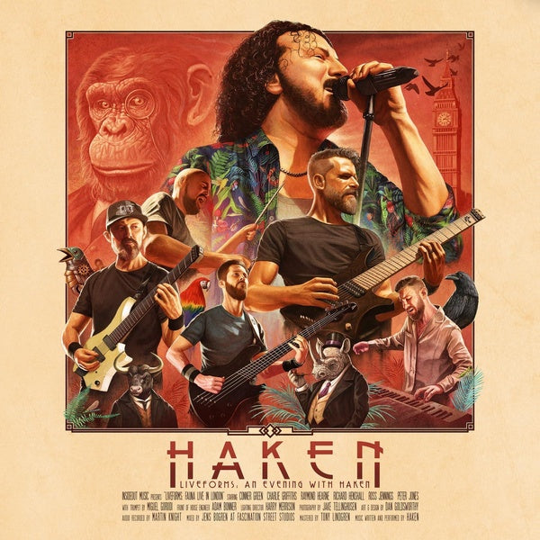 Liveforms: An Evening With Haken - Front Cover