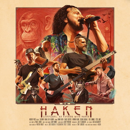 Liveforms: An Evening With Haken - Front Cover
