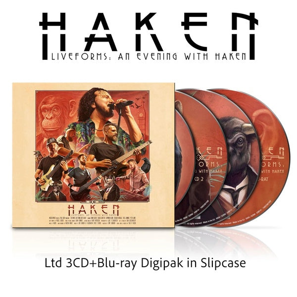 Liveforms: An Evening With Haken - Front Cover