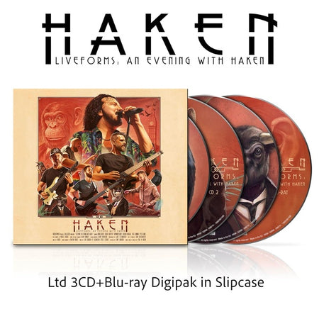 Liveforms: An Evening With Haken - Front Cover