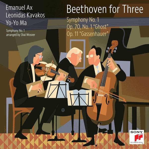Beethoven for Three: Symphony No. 1 & Piano Trios Op. 70 No. 1 "Ghost" & Op. 11 - Front Cover