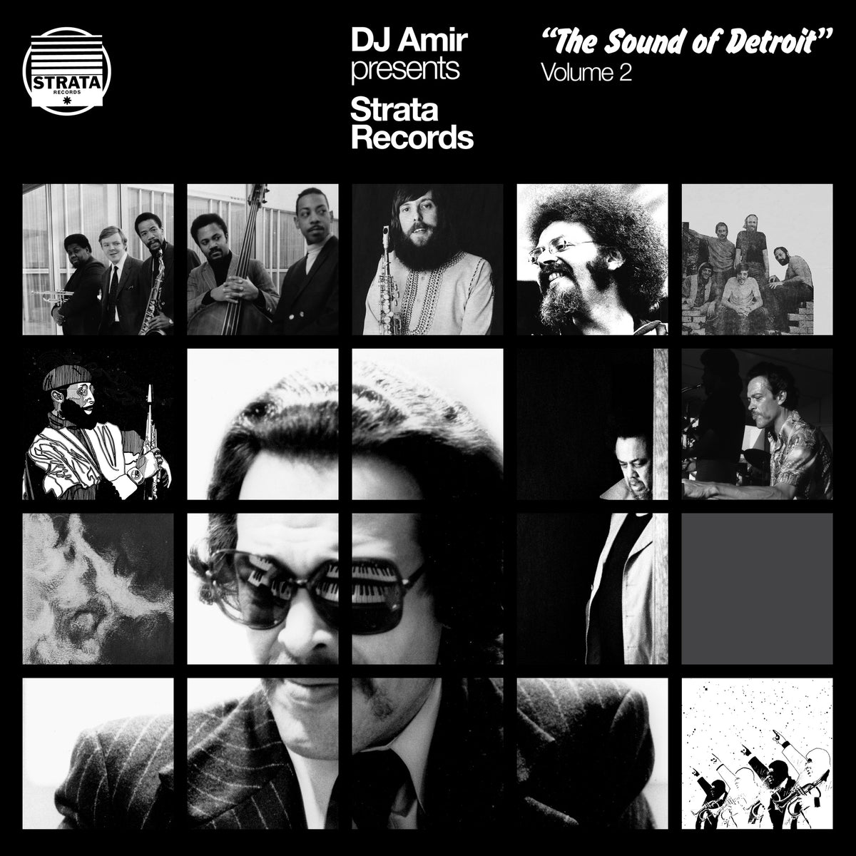 DJ Amir presents Strata Records - The Sound of Detroit Vol. 2 - Front Cover