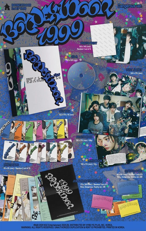 19.99 (Dangerous ver.) - Front Cover