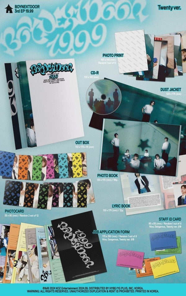 19.99 (Twenty ver.) - Front Cover