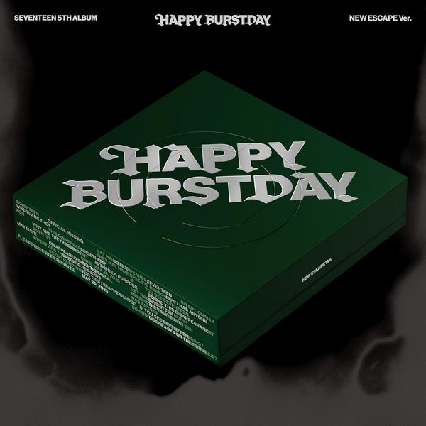 SEVENTEEN 5th Album ‘HAPPY BURSTDAY’ (NEW ESCAPE Version) Coffret - Front Cover