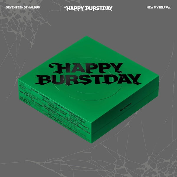 SEVENTEEN 5th Album ‘HAPPY BURSTDAY’ (NEW MYSELF Version) Coffret - Front Cover