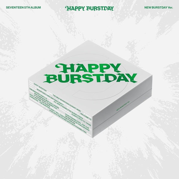 SEVENTEEN 5th Album ‘HAPPY BURSTDAY’ (NEW BURSTDAY Version) Coffret - Front Cover