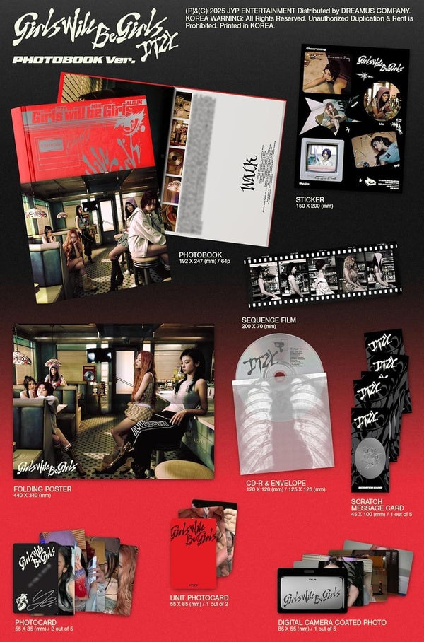 Girls Will Be Girls (Photobook Version) Coffret - Front Cover